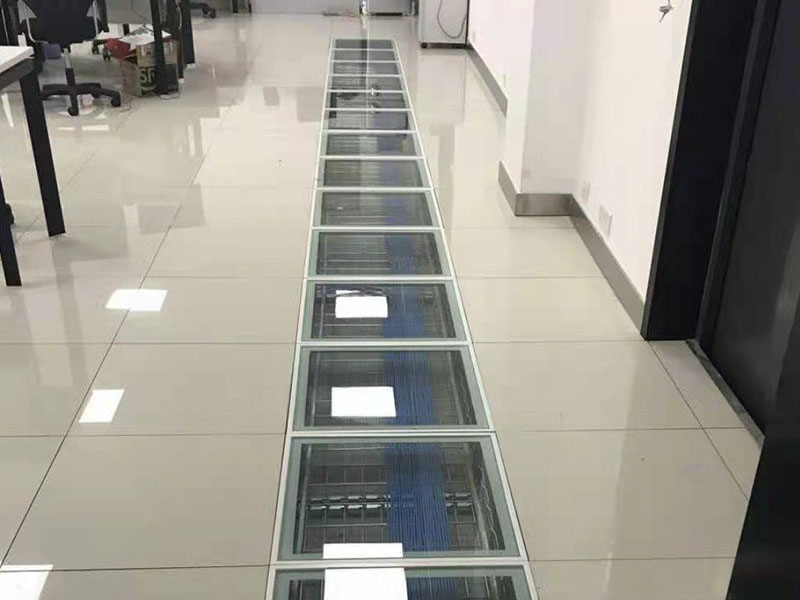 钢化玻璃活动地板